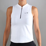 Padelbekleidung Endless Endless Glam Polo Femmes-Blanc