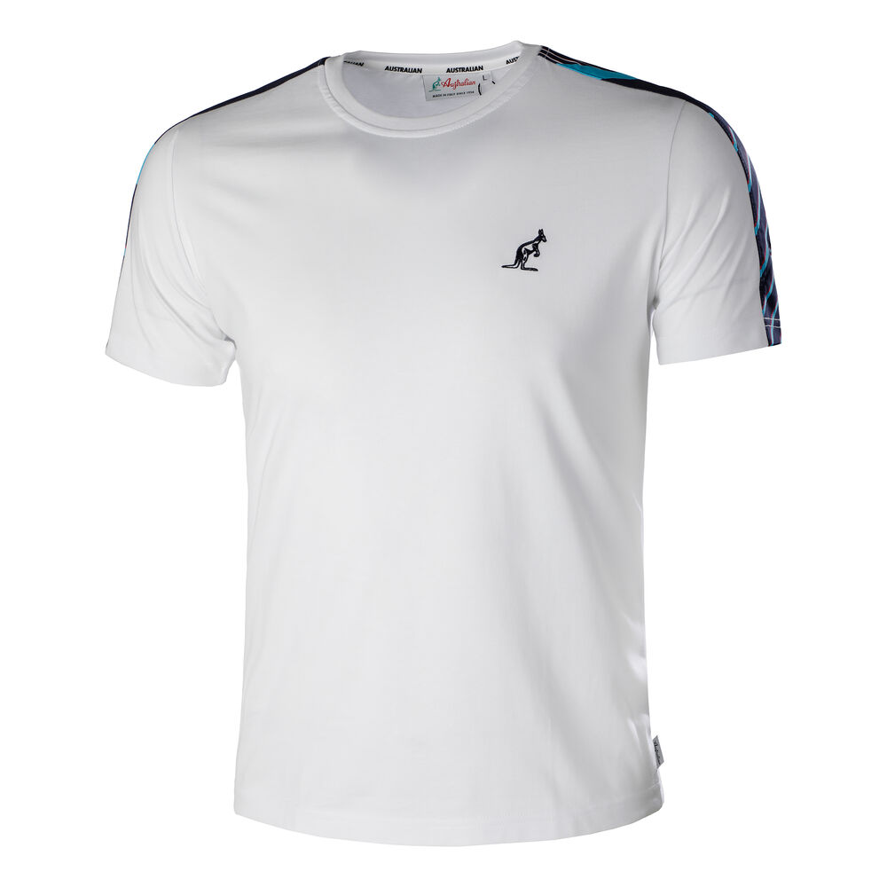 Australian T-shirt Hommes - Blanc , Bleu