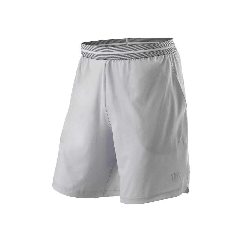 Wilson Power 8in Shorts Hommes - Gris Clair