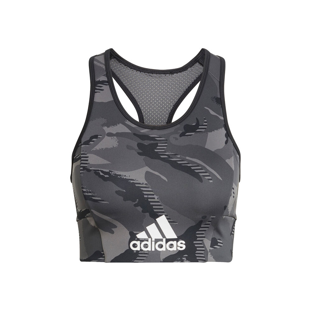 adidas Camouflage Light Soutien-gorge Sport Femmes - Noir , Gris