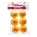 Balles de tennis Wilson Wilson Starter Foam Balls (Stage 3) Sac De 6 Balles