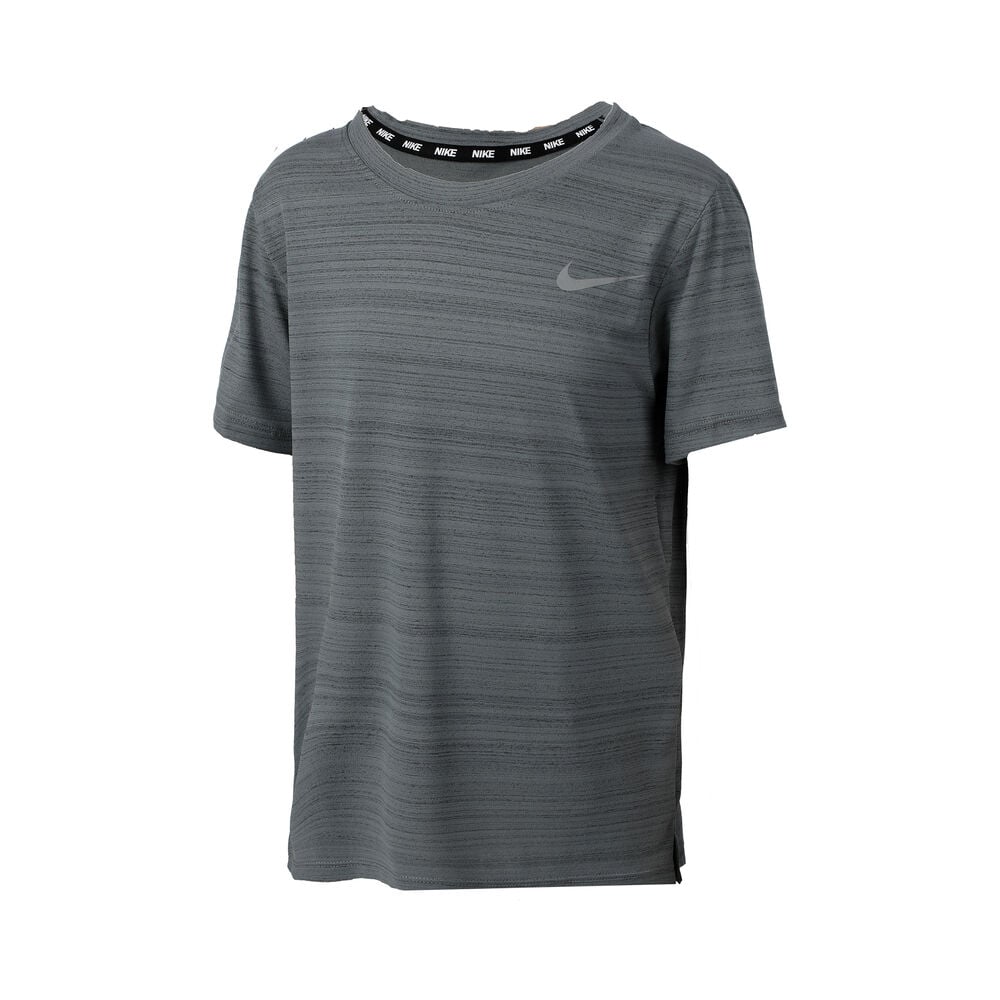 Nike Dri-Fit Miler T-shirt Garçons - Gris Foncé, Gris