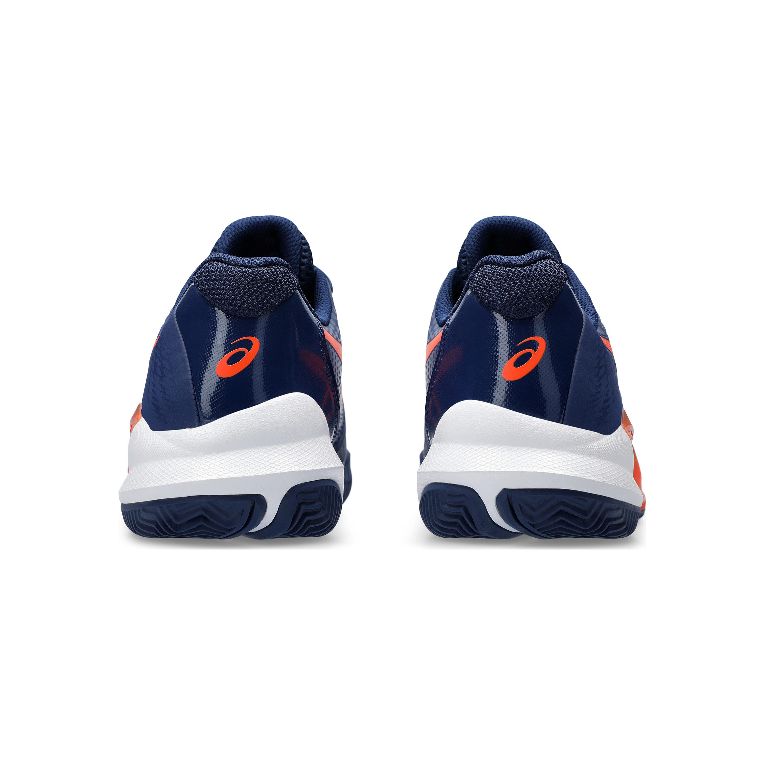 Gel Challenger 14 CLAY Chaussure Terre Battue Hommes Bleu Fonc Orange