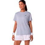 V&ecirc;tements de tennis ASICS ASICS Core T-shirt Femmes-bleu gris