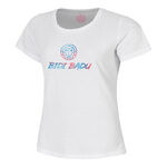V&ecirc;tements BIDI BADU BIDI BADU Logo Chill T-shirt Femmes-blanc