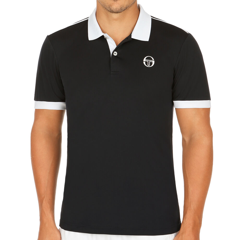 Sergio Tacchini Club Tech Polo Hommes - Bleu Foncé , Blanc