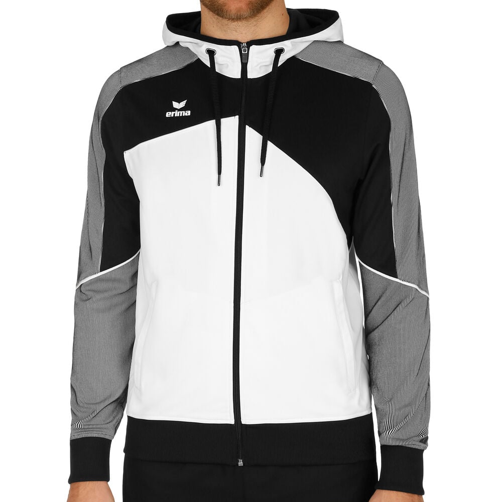 Erima Premium One 2.0 Veste De Survêtement Hommes - Blanc , Noir
