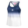 Crew Gradiant D&eacute;bardeur Tank Top Femmes-Bleu Fonc&eacute;,Blanc