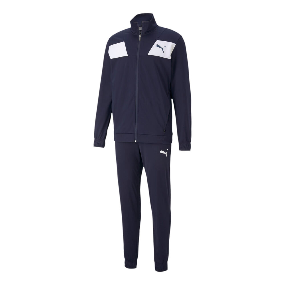 Puma Techsipe Icot Survêtement Hommes - Bleu Foncé , Blanc
