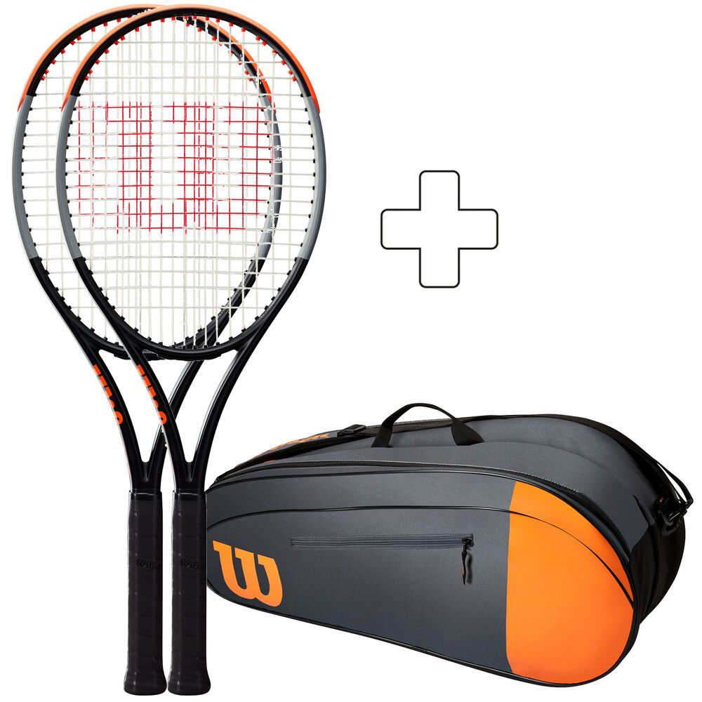 Wilson 2x Burn 100 + Sac De Tennis