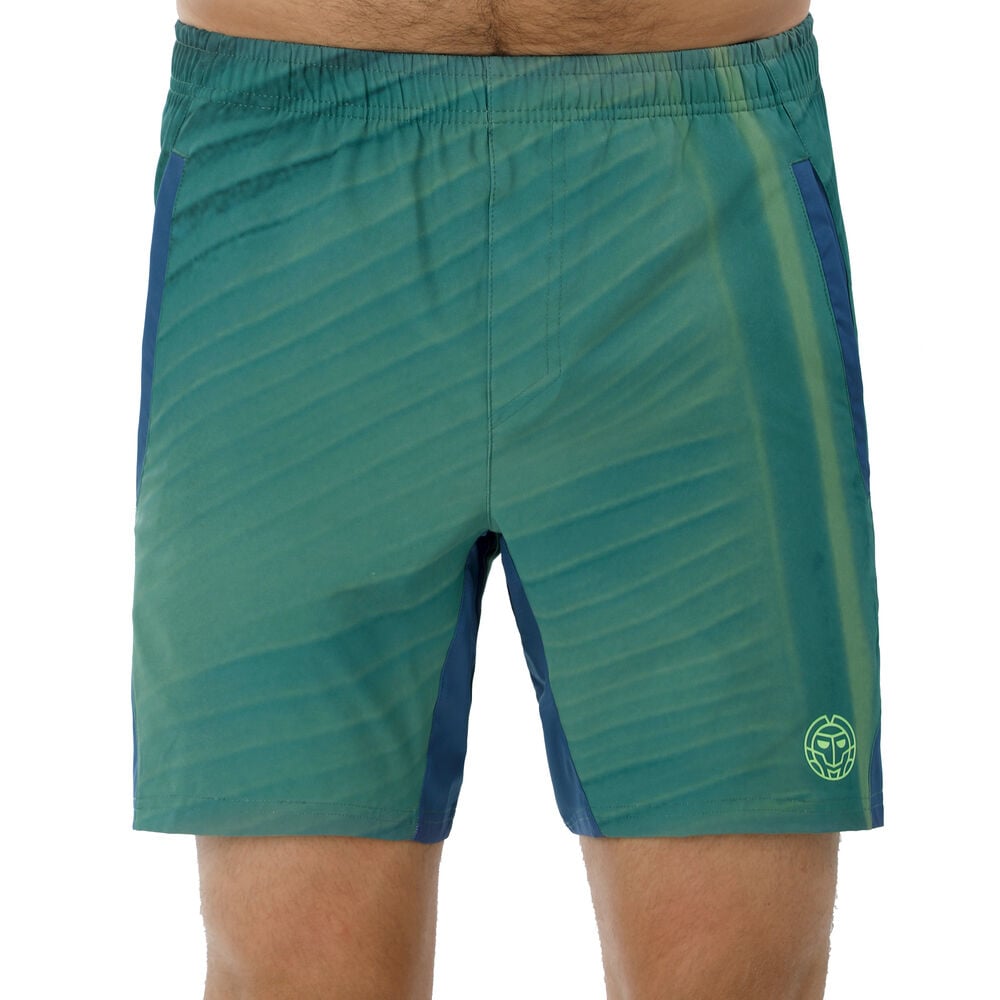BIDI BADU Iras Tech Shorts Hommes - Vert Foncé , Bleu Foncé