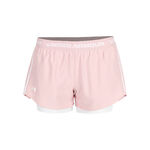 Vêtements Under Armour Under Armour Tech Play Up 2in1 Short Avec Poche-balles Femmes-Pink