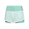 Efia Tech (2in1) Shorts Femmes-Mint, Blanc