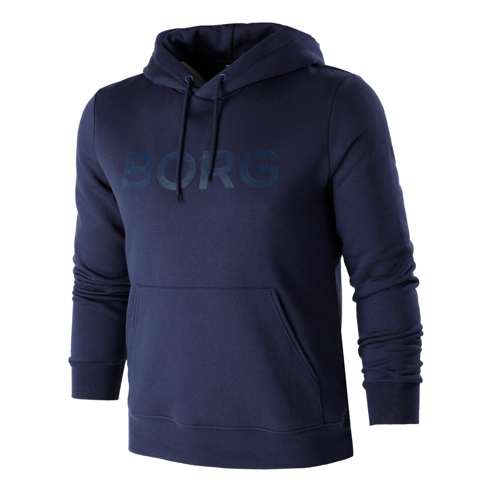 Björn Borg Logo Sweat À Capuche Hommes - Bleu Foncé