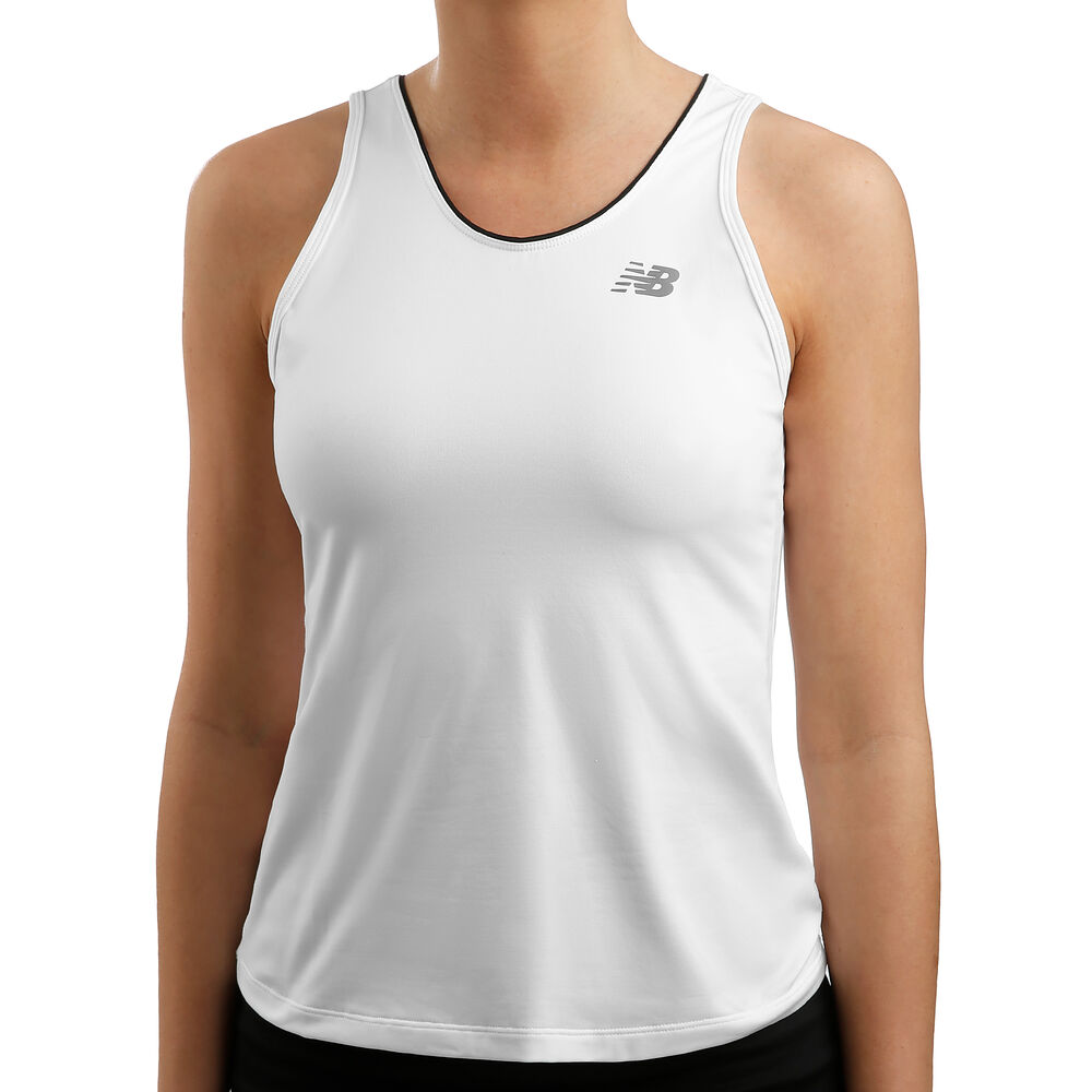 New Balance Rally Court Débardeur Tank Top Femmes - Blanc , Argent