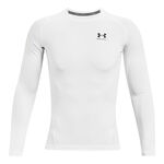 V&ecirc;tements Under Armour Under Armour Heatgear Comp Haut Manches Longues Hommes-Blanc,Noir