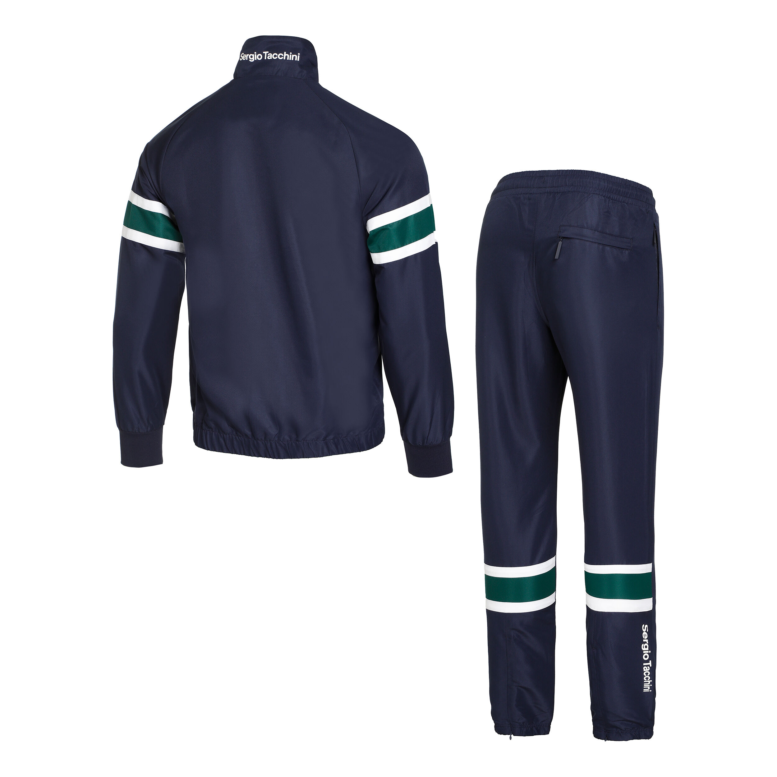 Buy Sergio Tacchini Board Survetement Hommes Bleu Fonce Vert online Tennis Point FR
