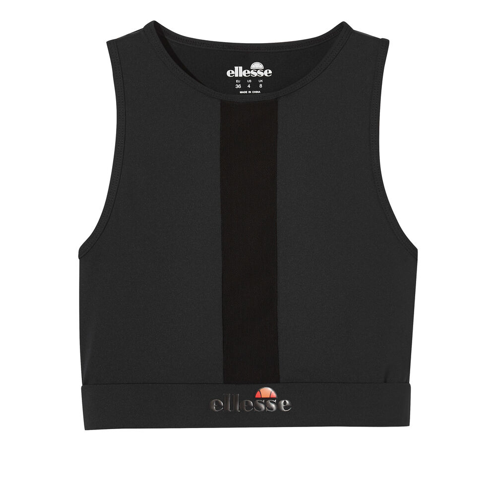 Ellesse Stormy Crop Débardeur Tank Top Femmes - Noir , Noir Brillant