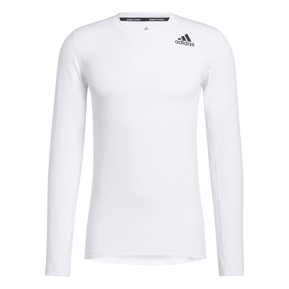 adidas TF Haut Manches Longues Hommes - Blanc , Noir
