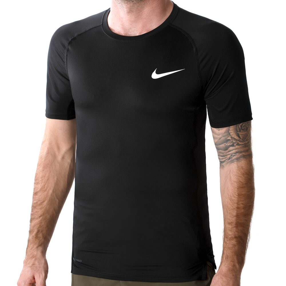 Nike Pro T-shirt Hommes - Noir , Blanc