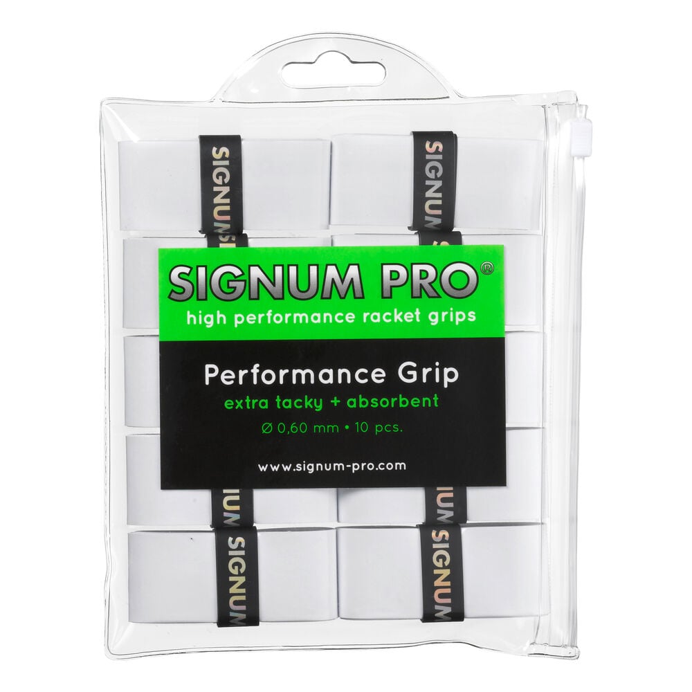 Signum Pro Performance Grip Pack De 10 - Blanc