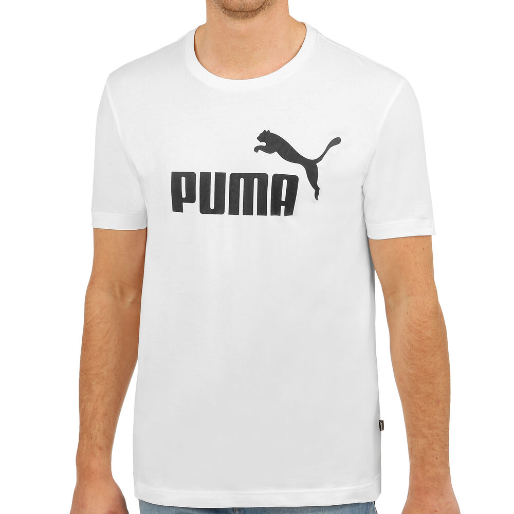 Puma Essential T-shirt Hommes - Blanc , Noir