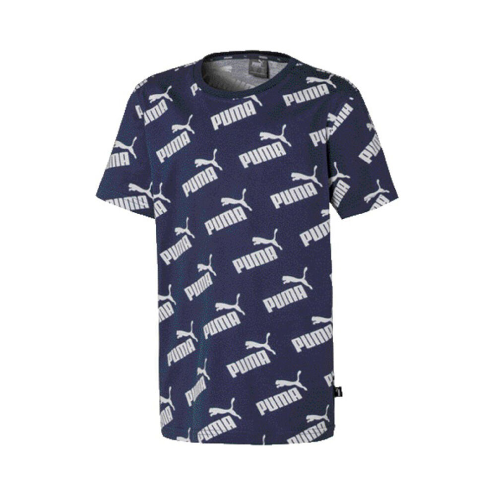 Puma Amplified AOP T-shirt Garçons - Bleu Foncé , Blanc