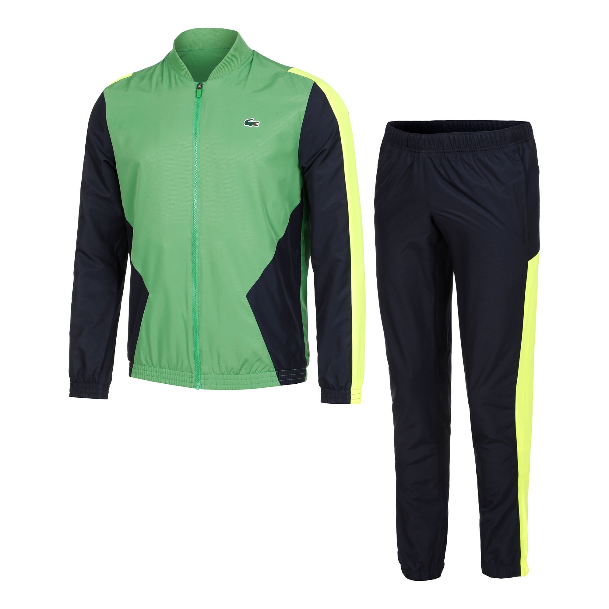 Lacoste Tracksuit Survêtement Hommes vert, jaune Tennis-Point