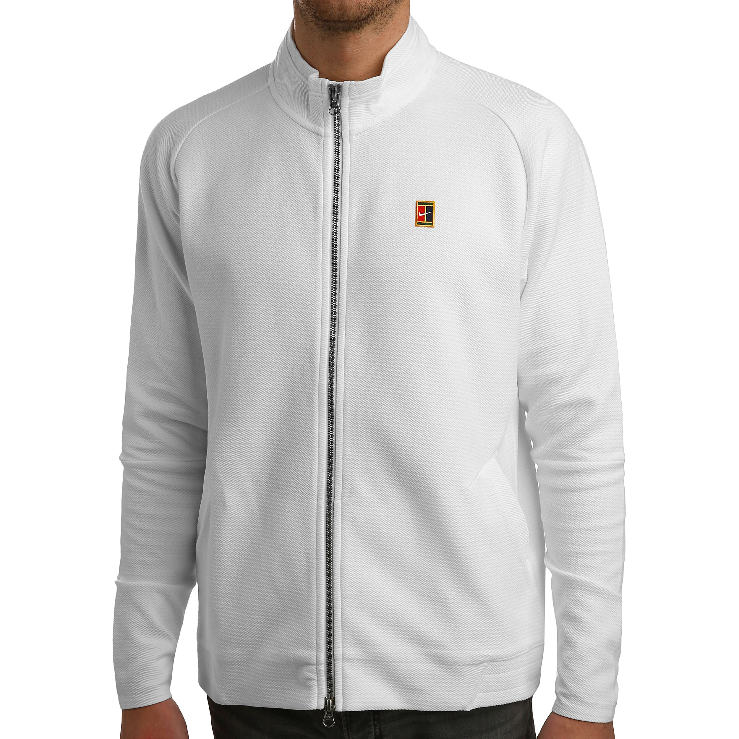 Buy Nike Court Heritage Veste De Survetement Hommes Blanc Argent online Tennis Point FR