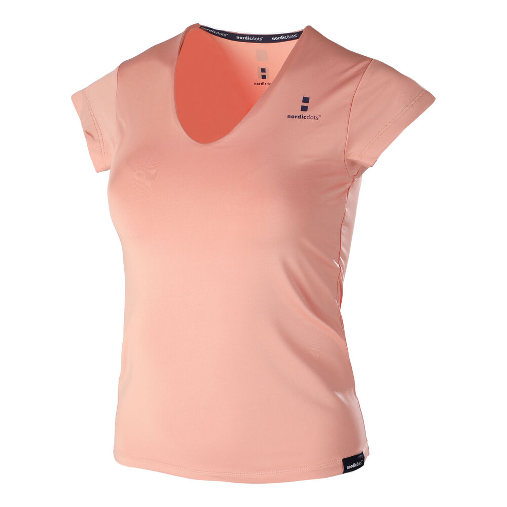 Nordicdots T-shirt Femmes - Abricot