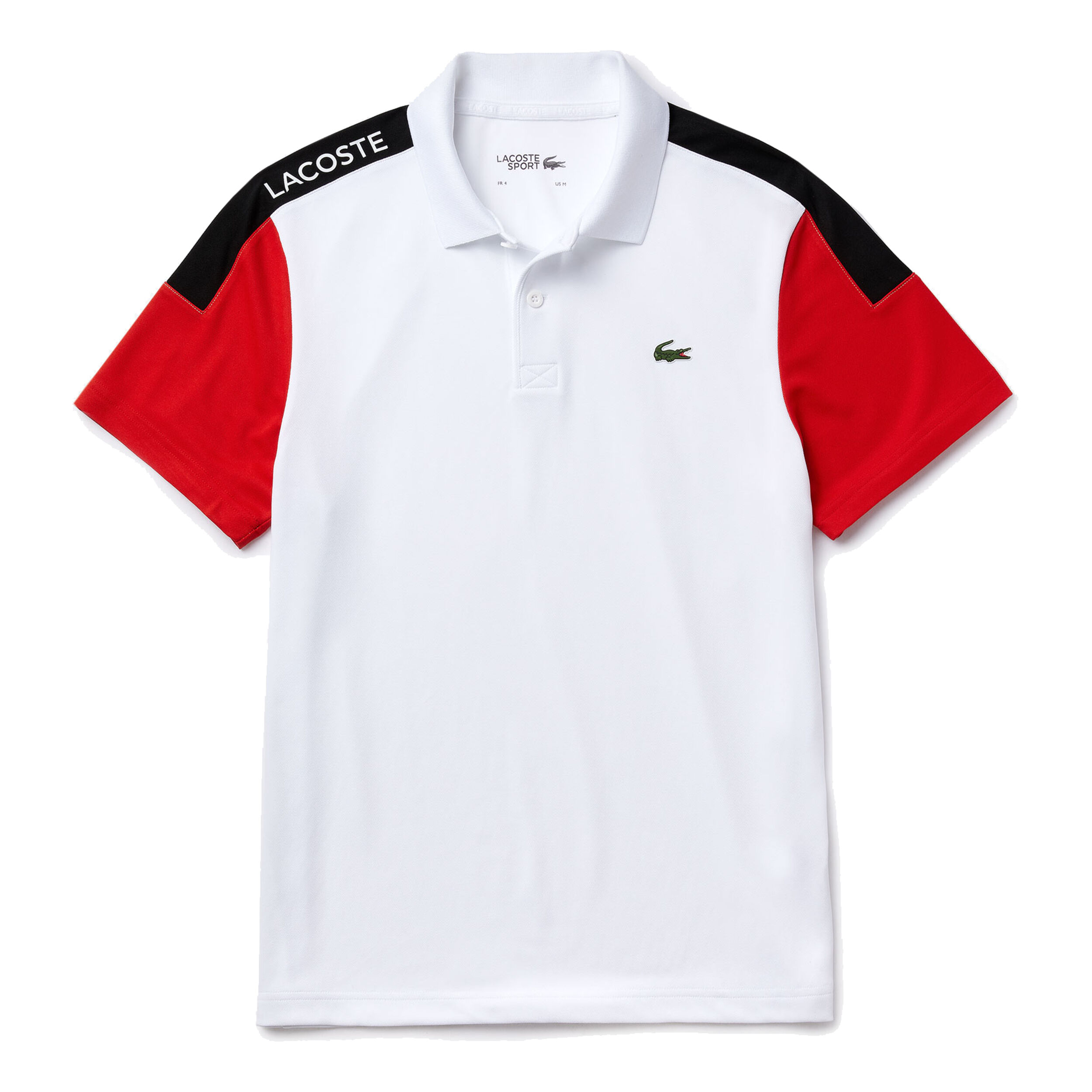 Polo blanc new arrivals lacoste homme
