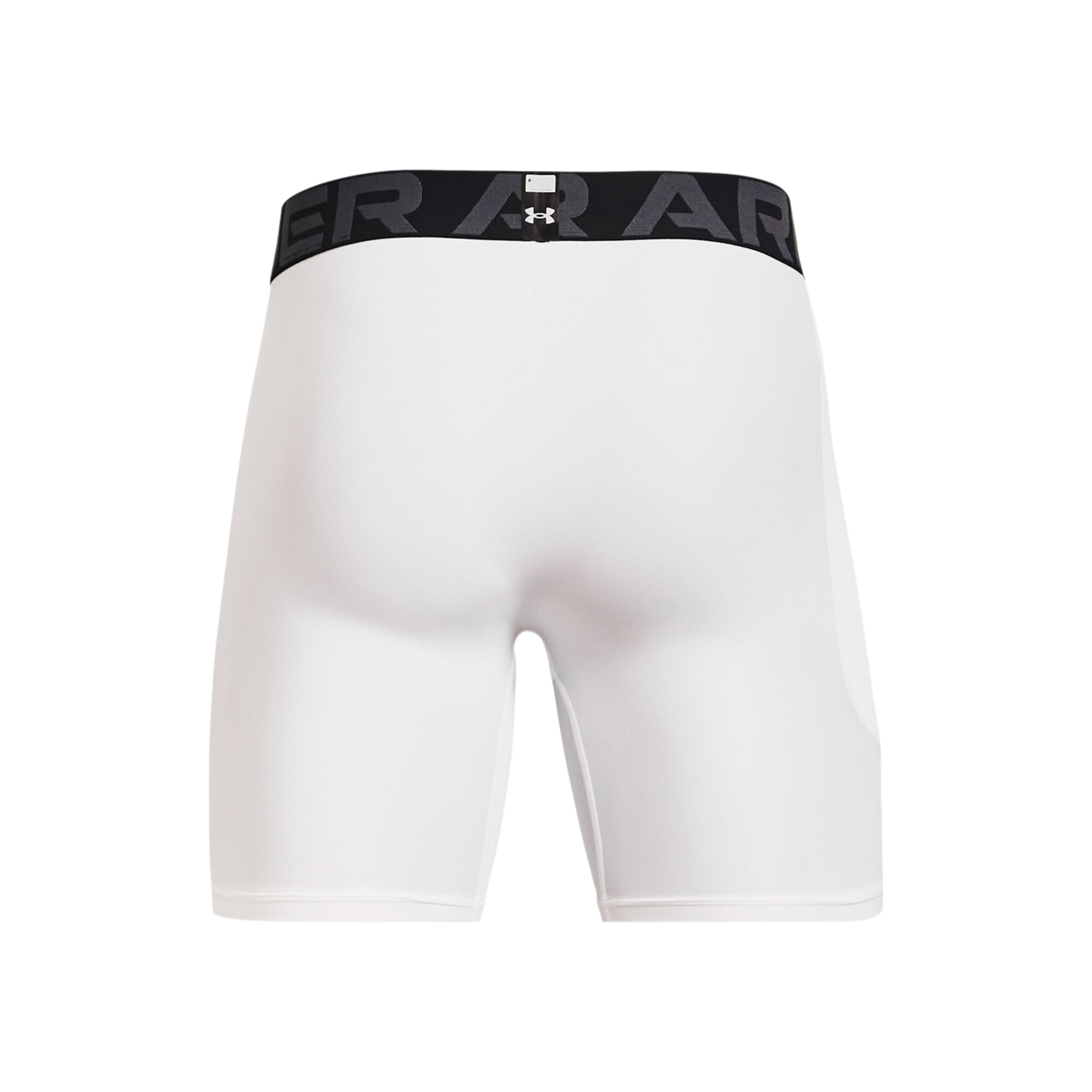 Under Armour Short de compression Homme - HeatGear® Armour - Blanc/Noir