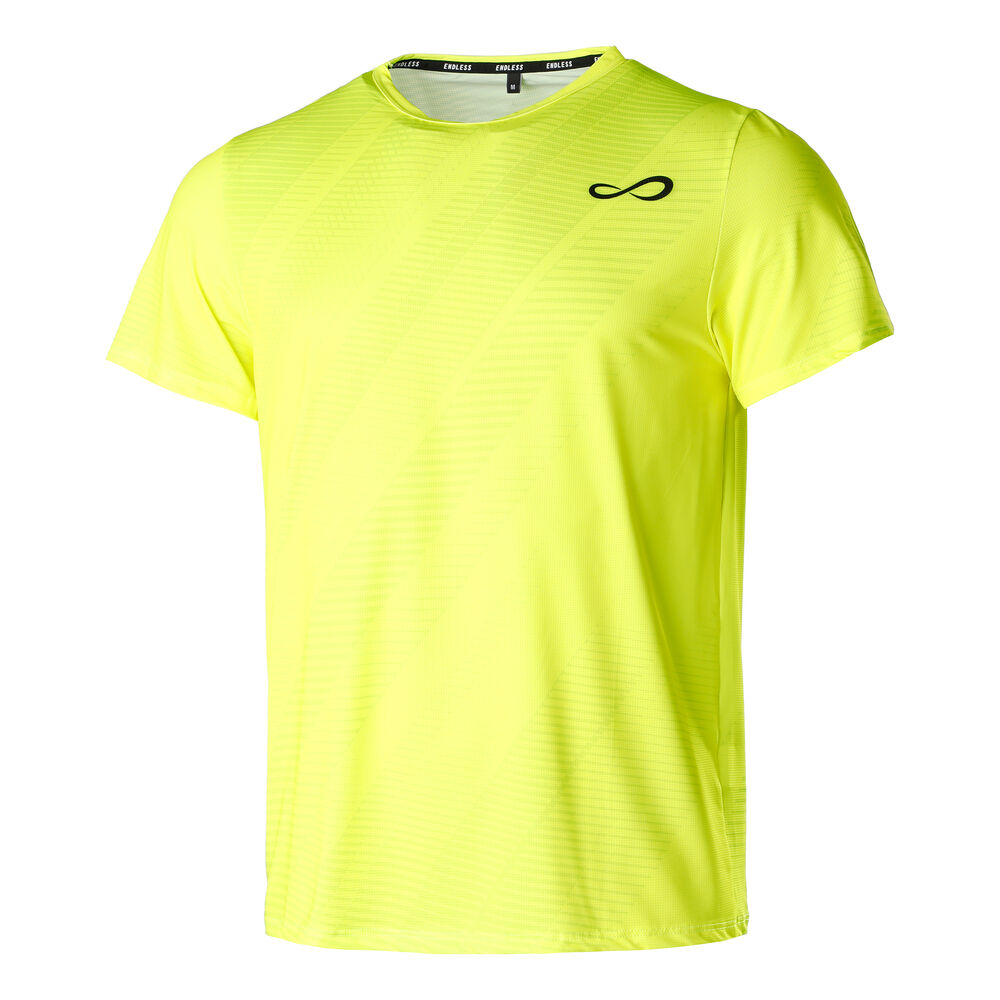 Endless ACE Stripes T-shirt Hommes - Jaunes Fluo
