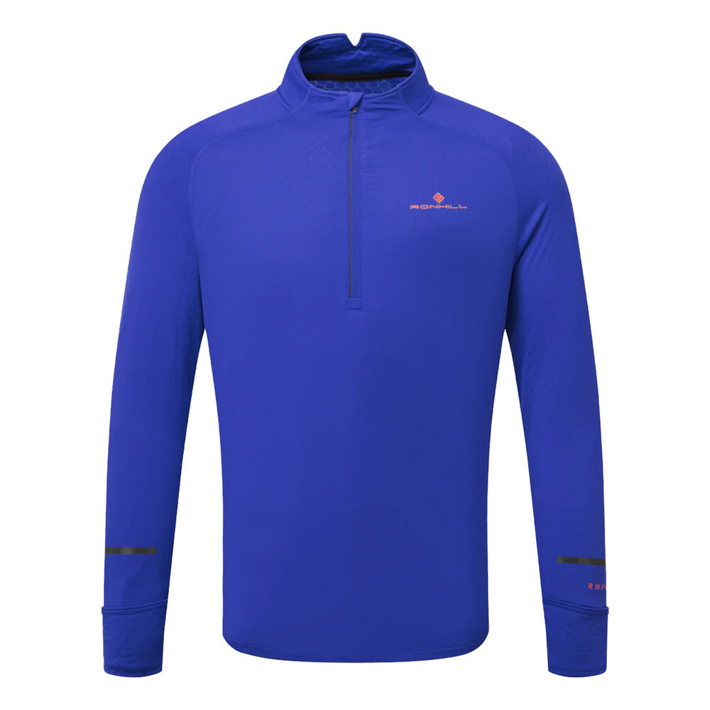 Ronhill Tech Prism 1/2 Zip Maillot De Course Hommes - Bleu