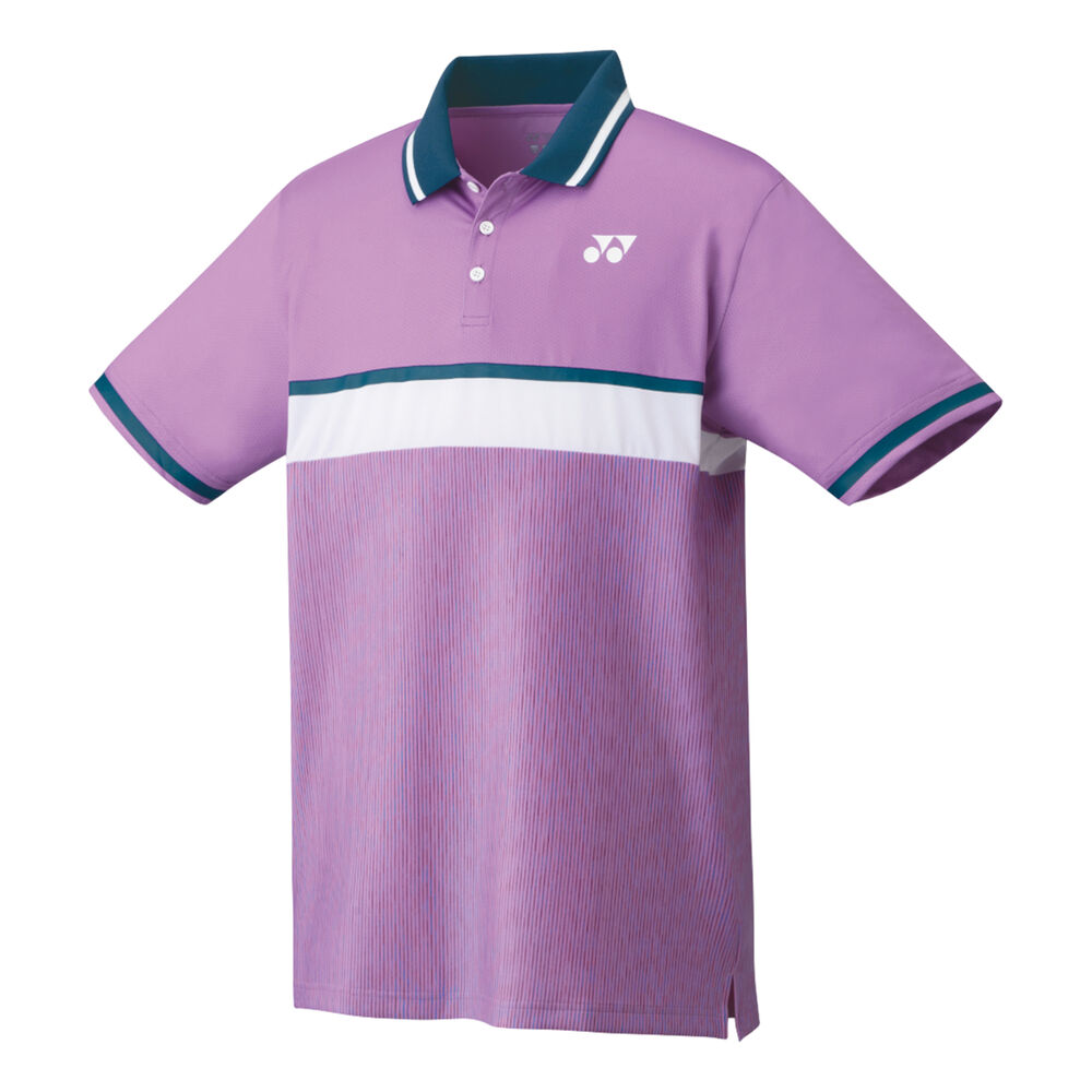 Yonex Polo Hommes - Lilas , Bleu Petrol