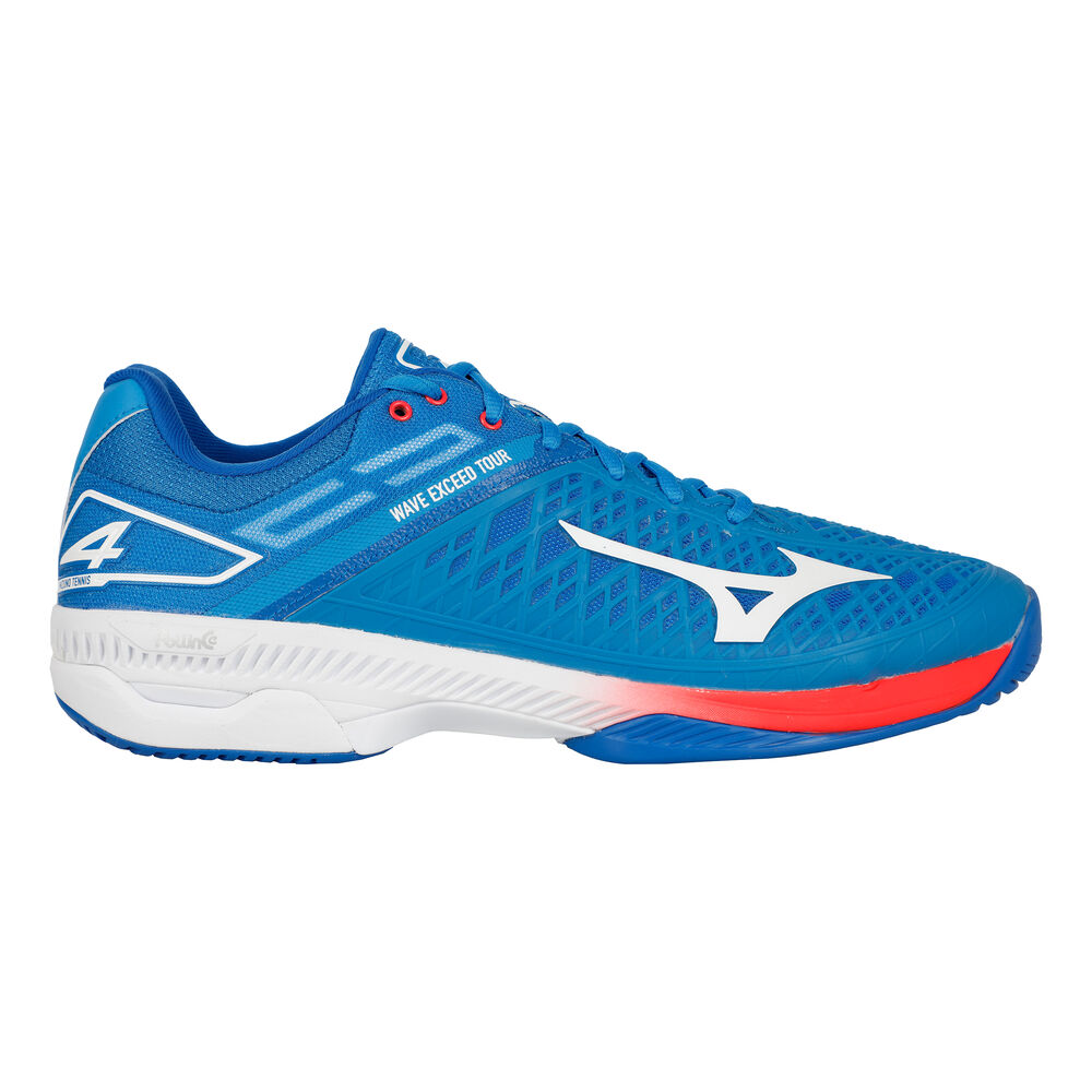 Mizuno Wave Exceed Tour 4 Chaussures Toutes Surfaces Femmes - Bleu , Multicouleur