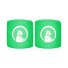 Short Poignet - Pack de 2 unit&eacute;s Unisex-vert, blanc