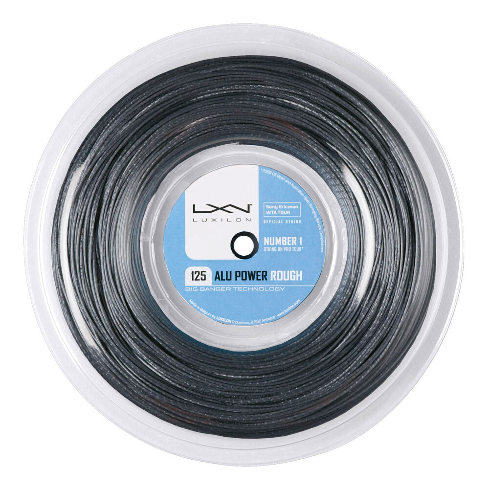 Luxilon Alu Power Rough Bobine Cordage 220m - Argent