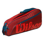 Sacs De Tennis Wilson JUNIOR RACKETBAG Red/Infrared