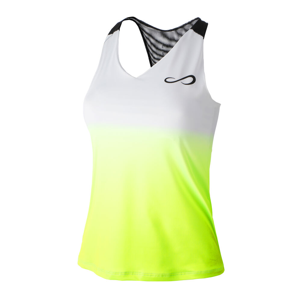 Endless Diamond Débardeur Tank Top Femmes - Vert Fluo , Blanc