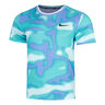 Court Dri-Fit Advantage Print T-shirt Hommes - turquoise, bleu