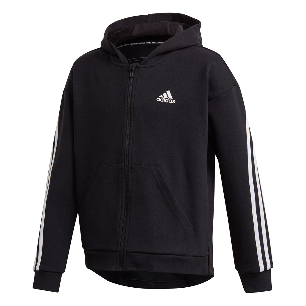 adidas 3-Stripes Gilet En Coton Filles - Noir , Blanc