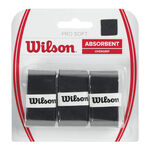 Surgrips Wilson Wilson Soft Overgrip Pack De 3-Noir