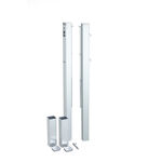 &Eacute;quipement court de tennis Tegra Tegra ASS Poteau Pour Filet-Argent