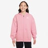 Club Fleece Oversized Full-Zip Gilet En Coton Filles-Rosé