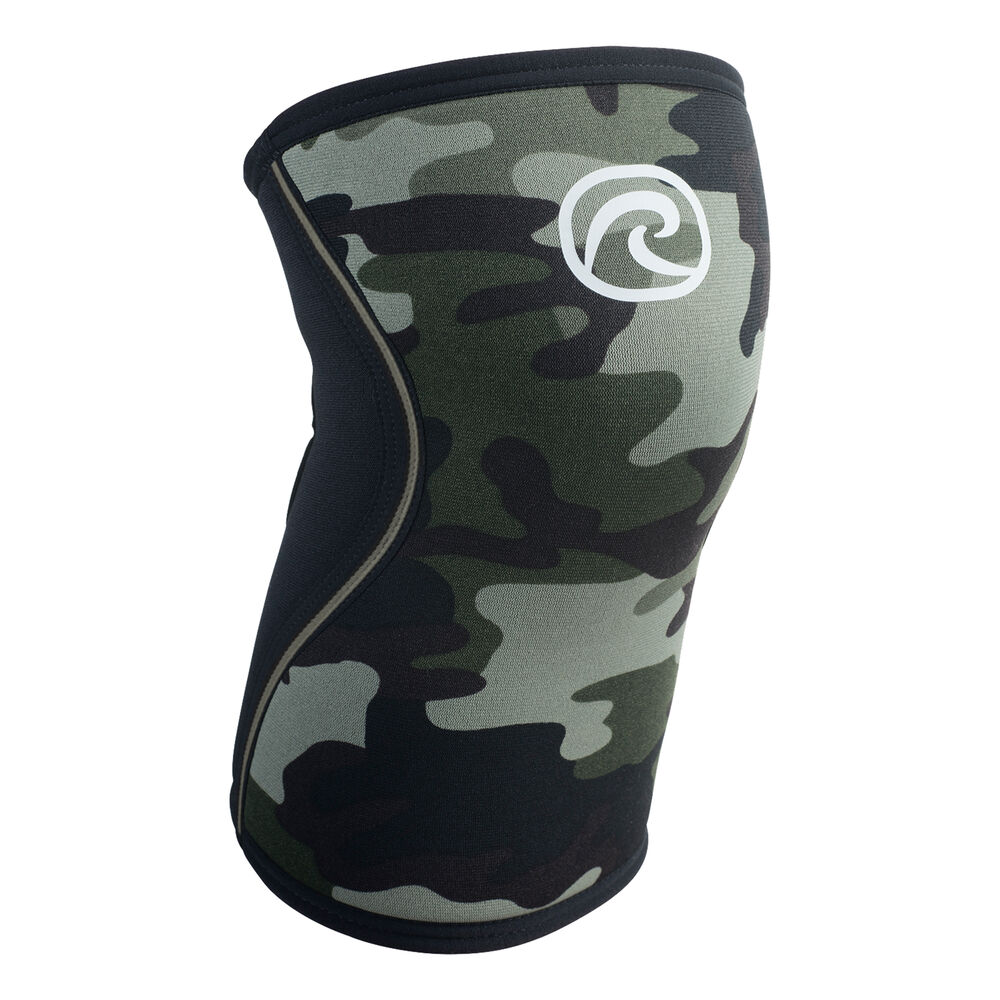 Rehband RX 5mm Genouillère - Kaki, Noir