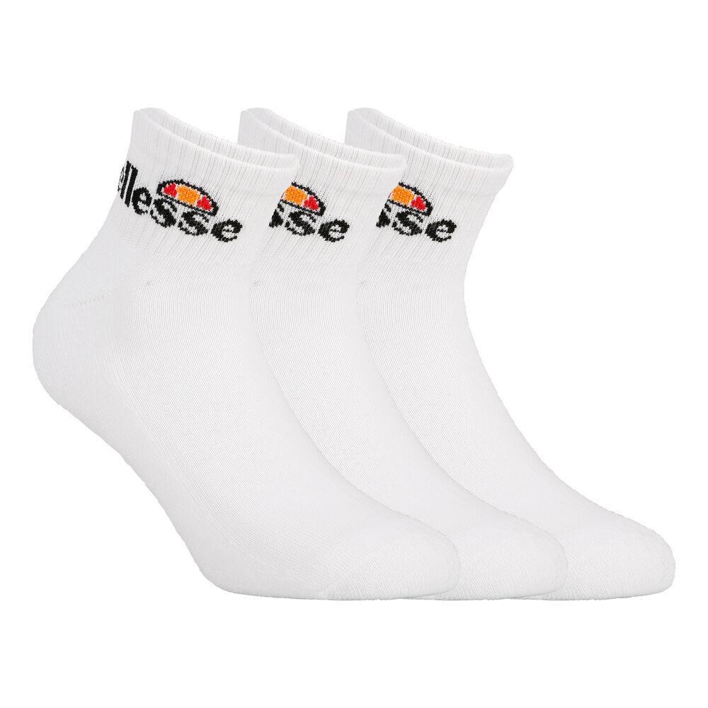 Ellesse Arrom Chaussettes De Tennis Pack De 3 - Blanc , Noir