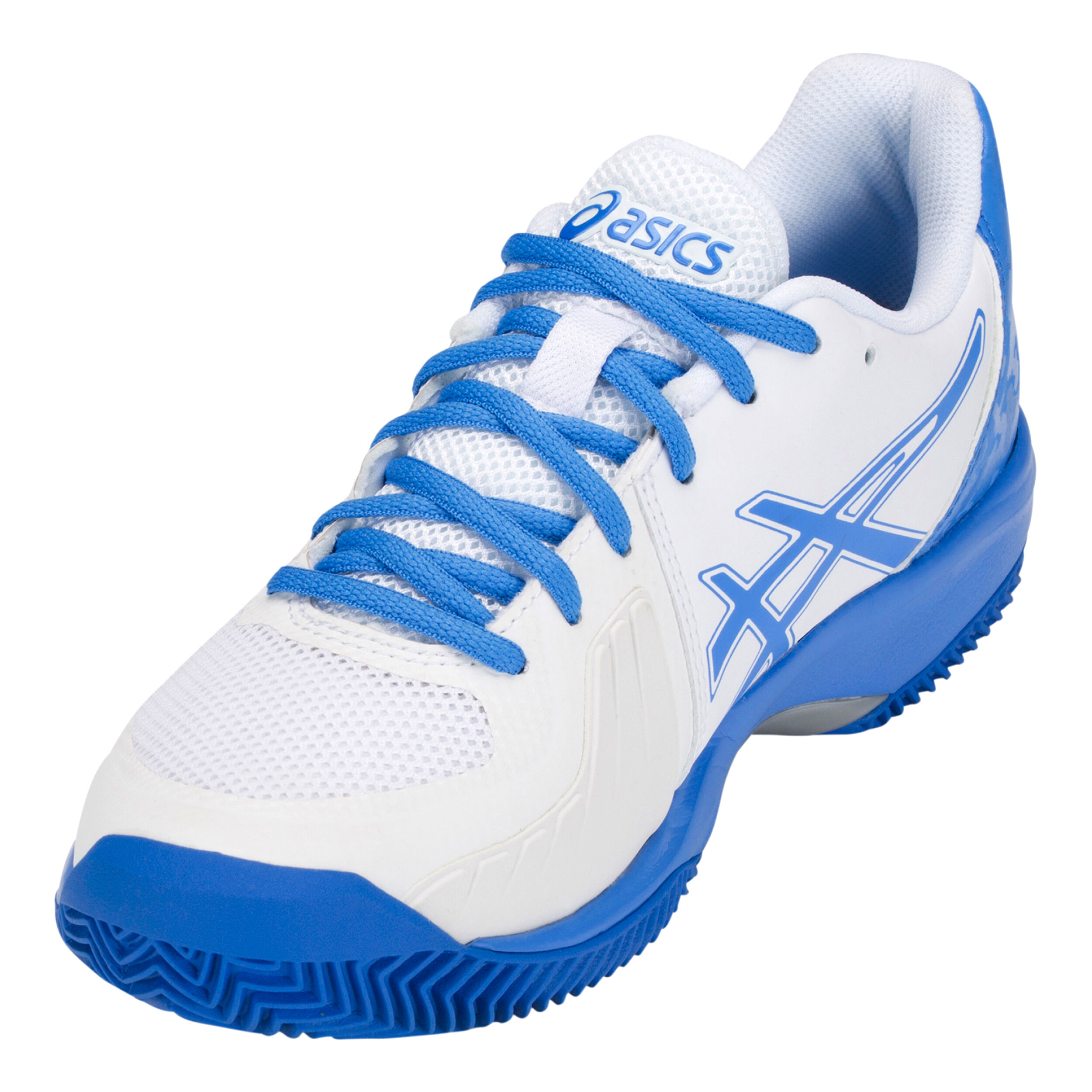 Buy ASICS Gel Court Speed Clay Chaussure Terre Battue Femmes Blanc Bleu online Tennis Point FR