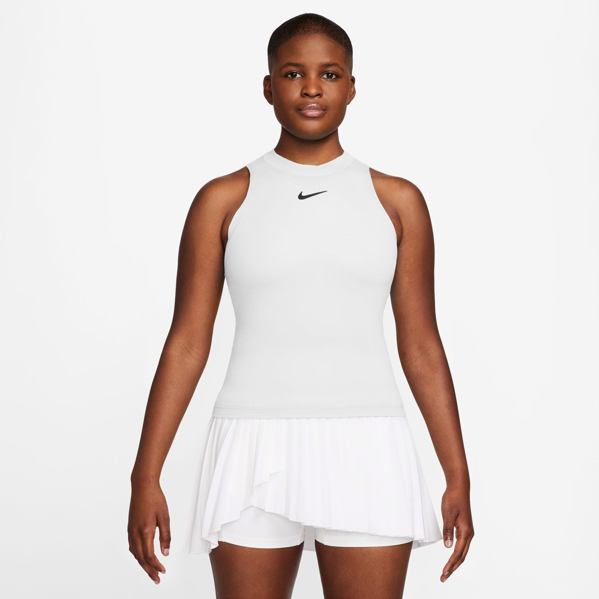 Court Dri Fit Advantage Debardeur Tank Top Femmes Blanc