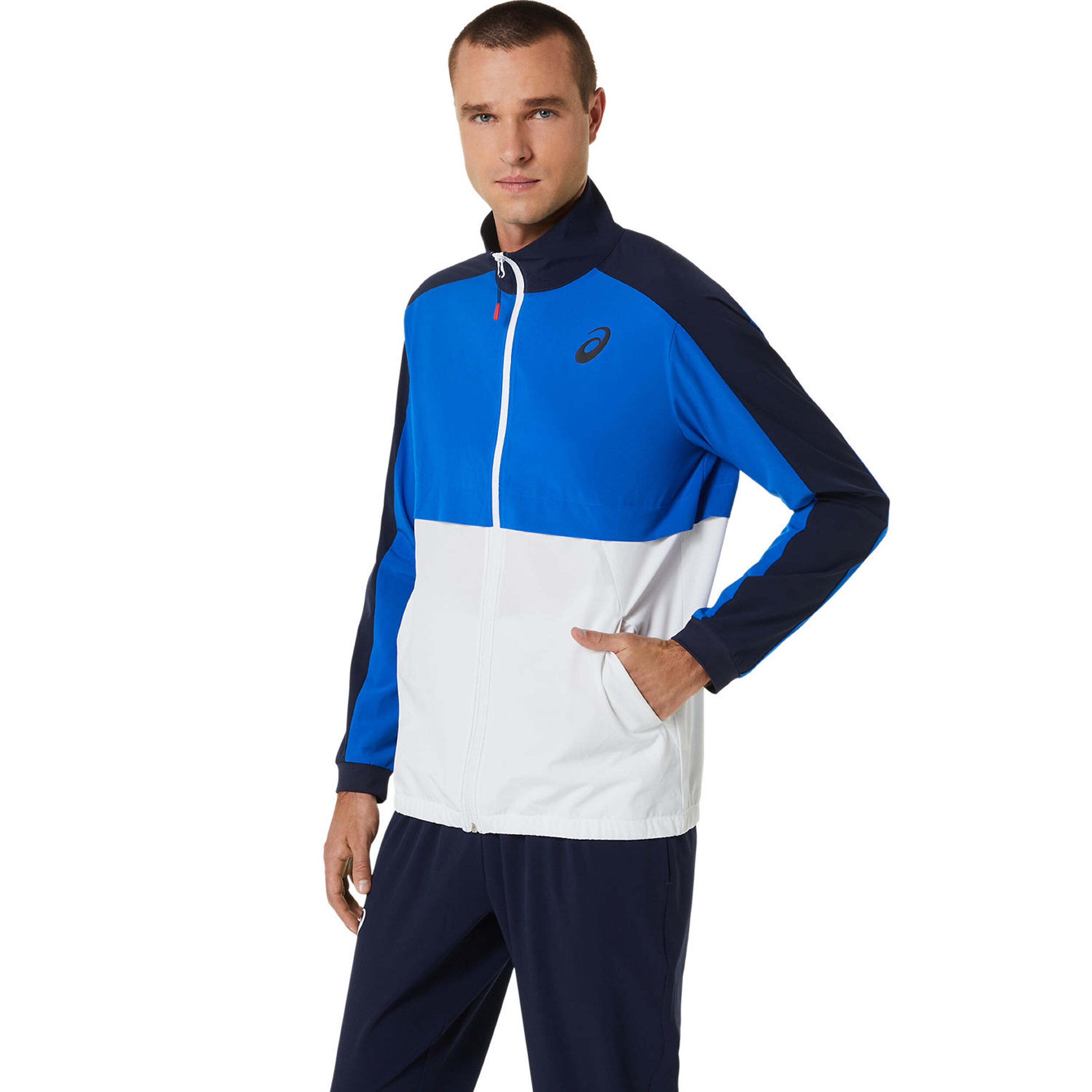 Match Jacket Veste De Surv tement Hommes Bleu Bleu Fonc